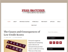 Tablet Screenshot of freesnatcher.com